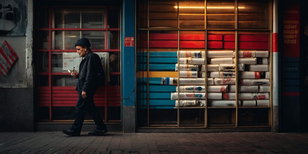 Une image d'un fumeur régulier tenant un paquet de cigarettes. Une image d'un fumeur régulier tenant un paquet de cigarettes.